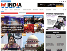 Tablet Screenshot of hiindia.com